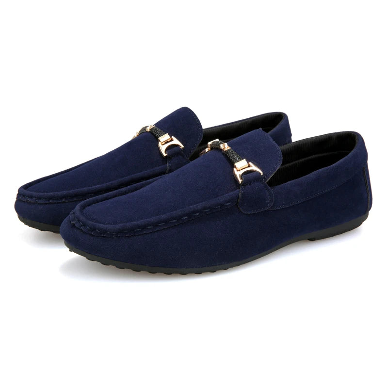 Sapato Masculino Casual de Couro Sintético Respirável