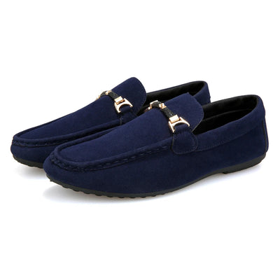 Sapato Masculino Casual de Couro Sintético Respirável