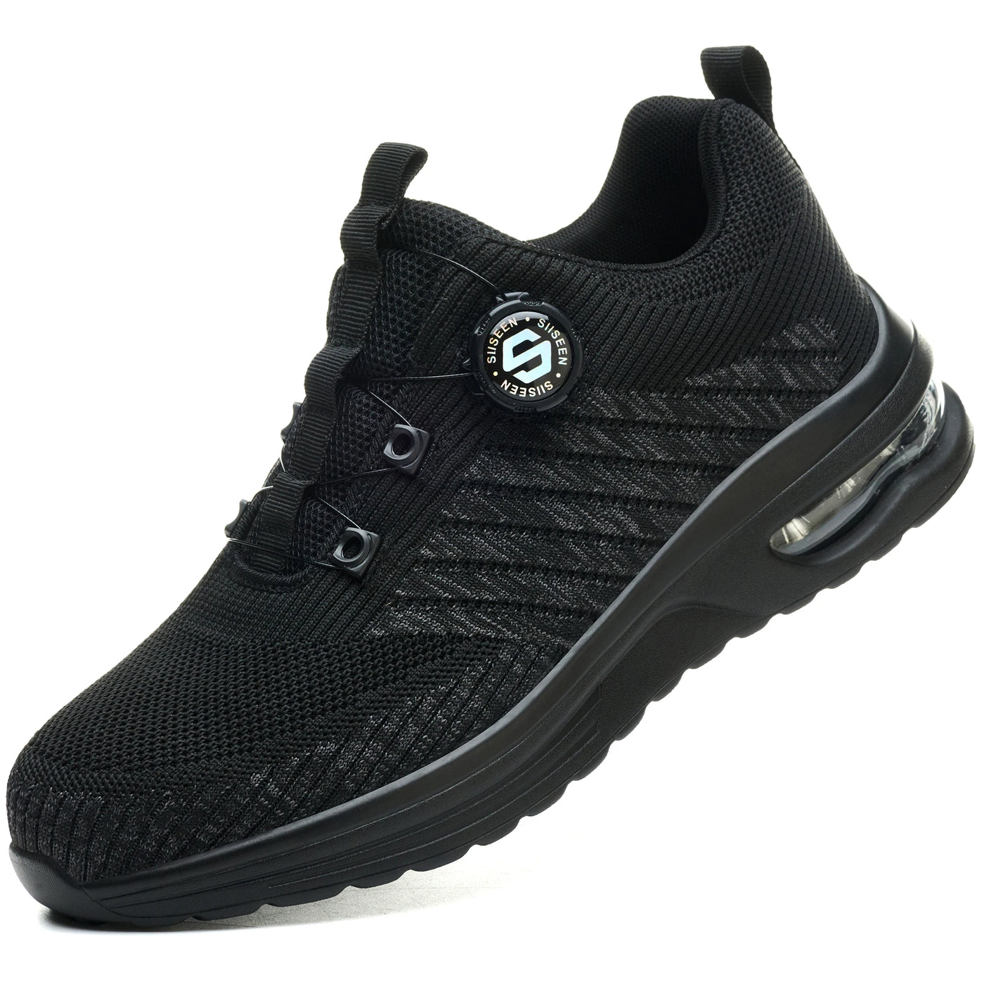 "Sapatos de Segurança – Design Esportivo e Resistente"