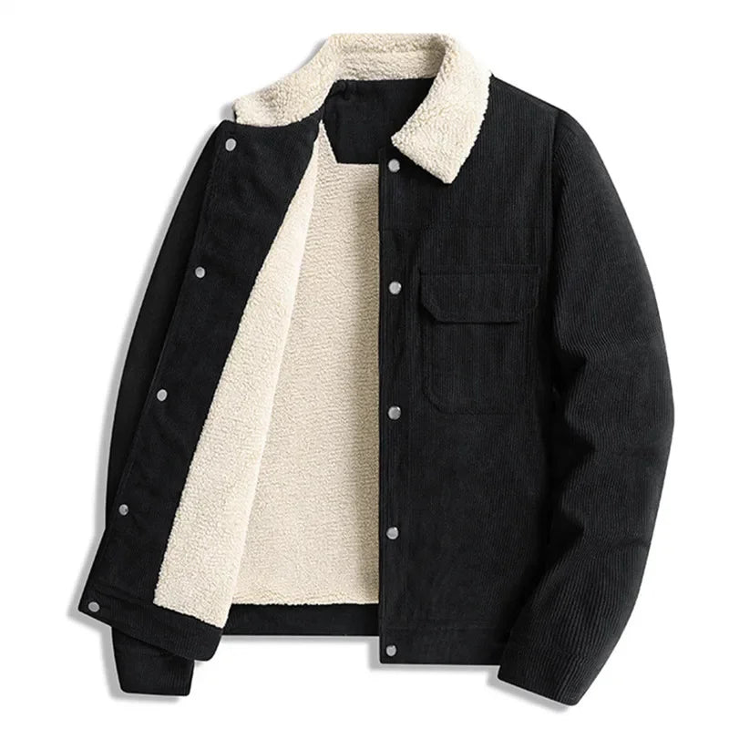 Jaqueta Masculina de Inverno – Forrada e Confortável